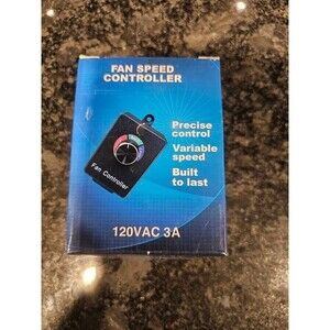 Variable Fan Speed Control Adjuster Cordless for Inline Duct Exhaust Fan Vent